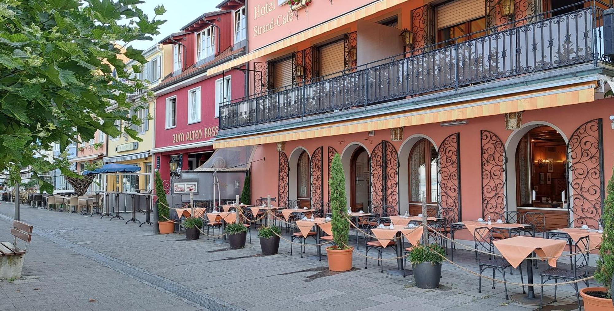 Hotel Strand-Cafe Meersburg Exterior foto