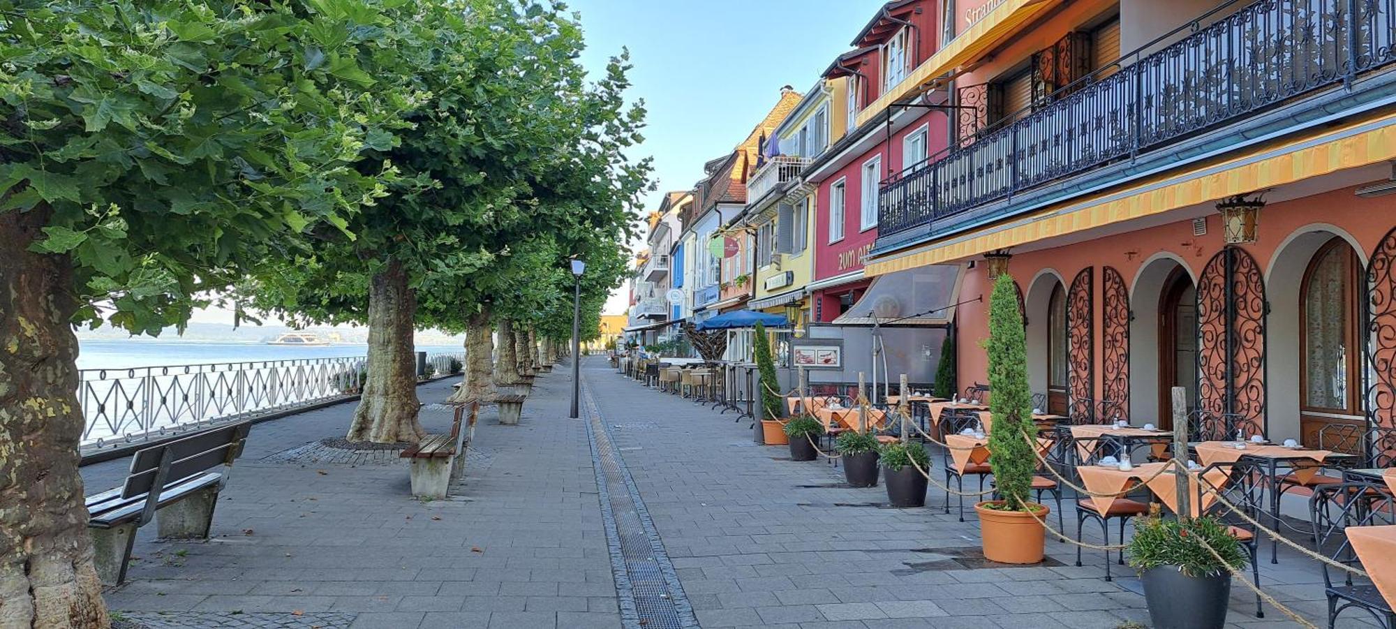 Hotel Strand-Cafe Meersburg Exterior foto